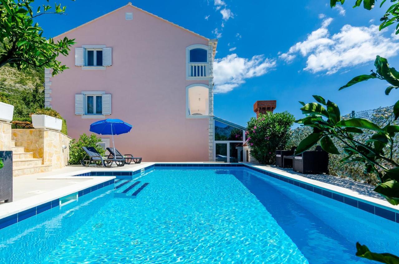 Villa Mateo With Private Pool Gruda Luaran gambar