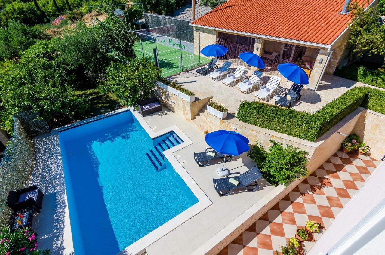 Villa Mateo With Private Pool Gruda Luaran gambar