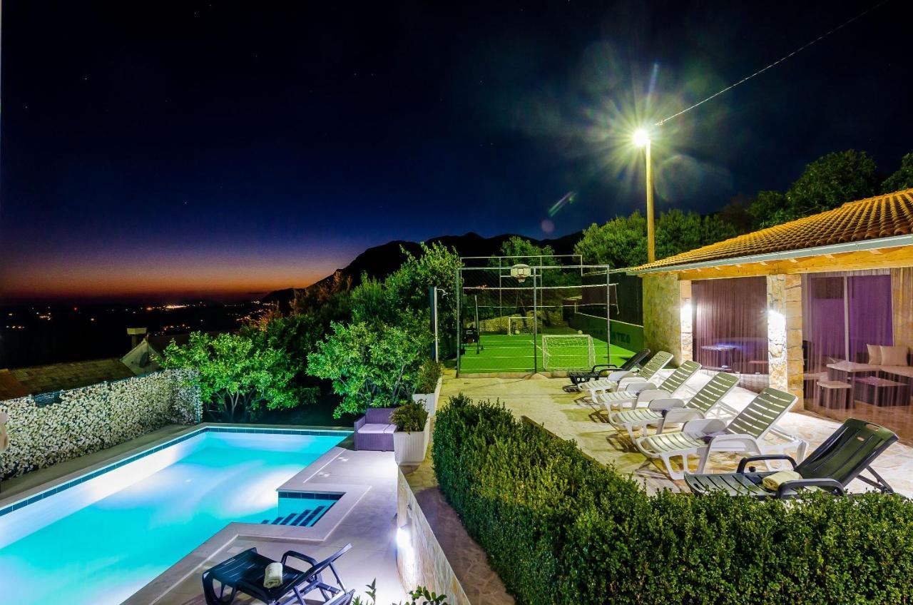 Villa Mateo With Private Pool Gruda Luaran gambar